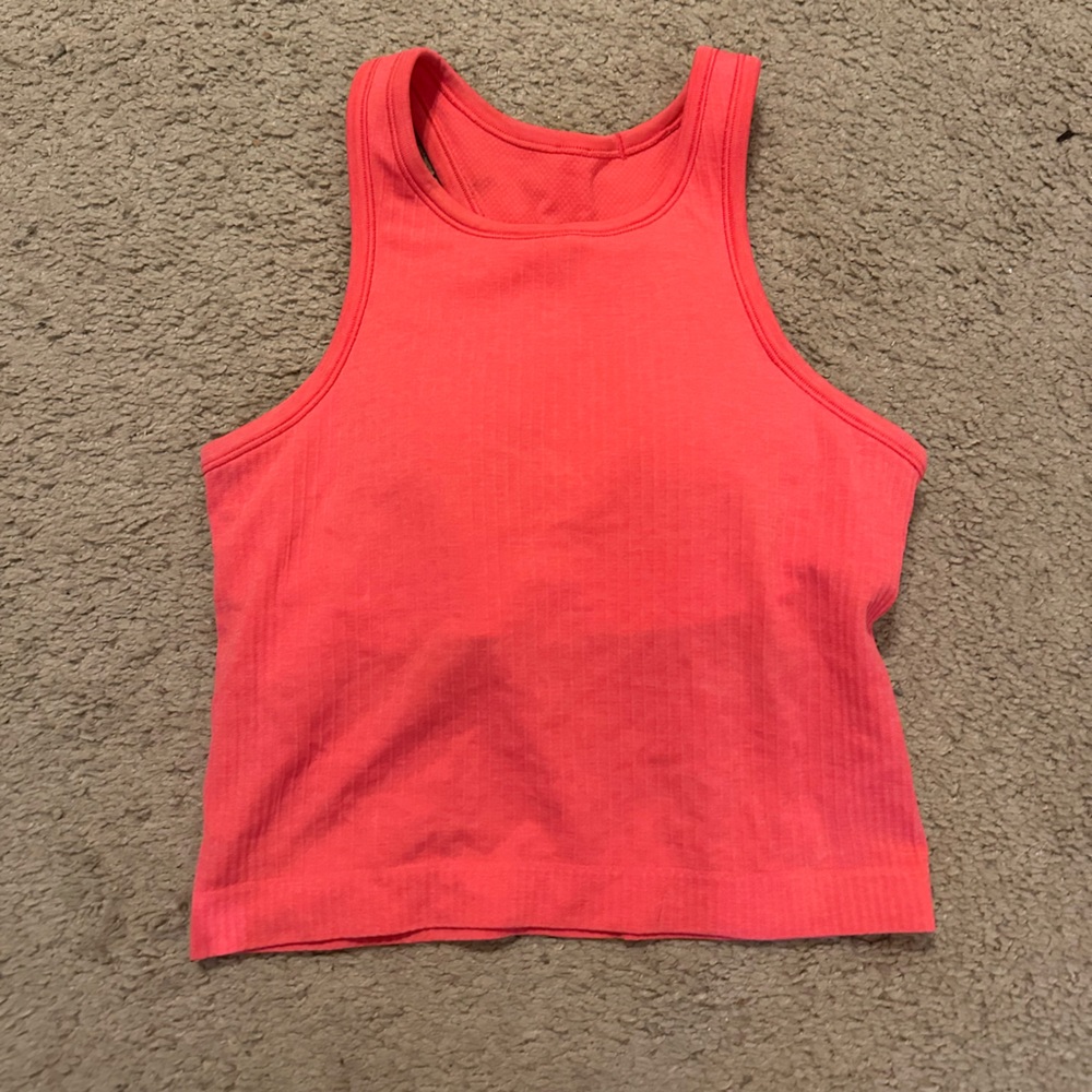 ribbed lulu tank size 4